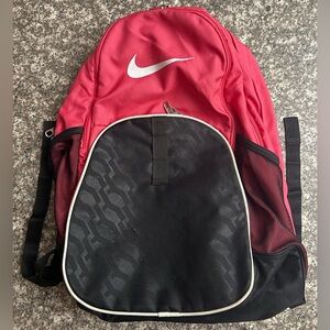 Nike pink and black backpack